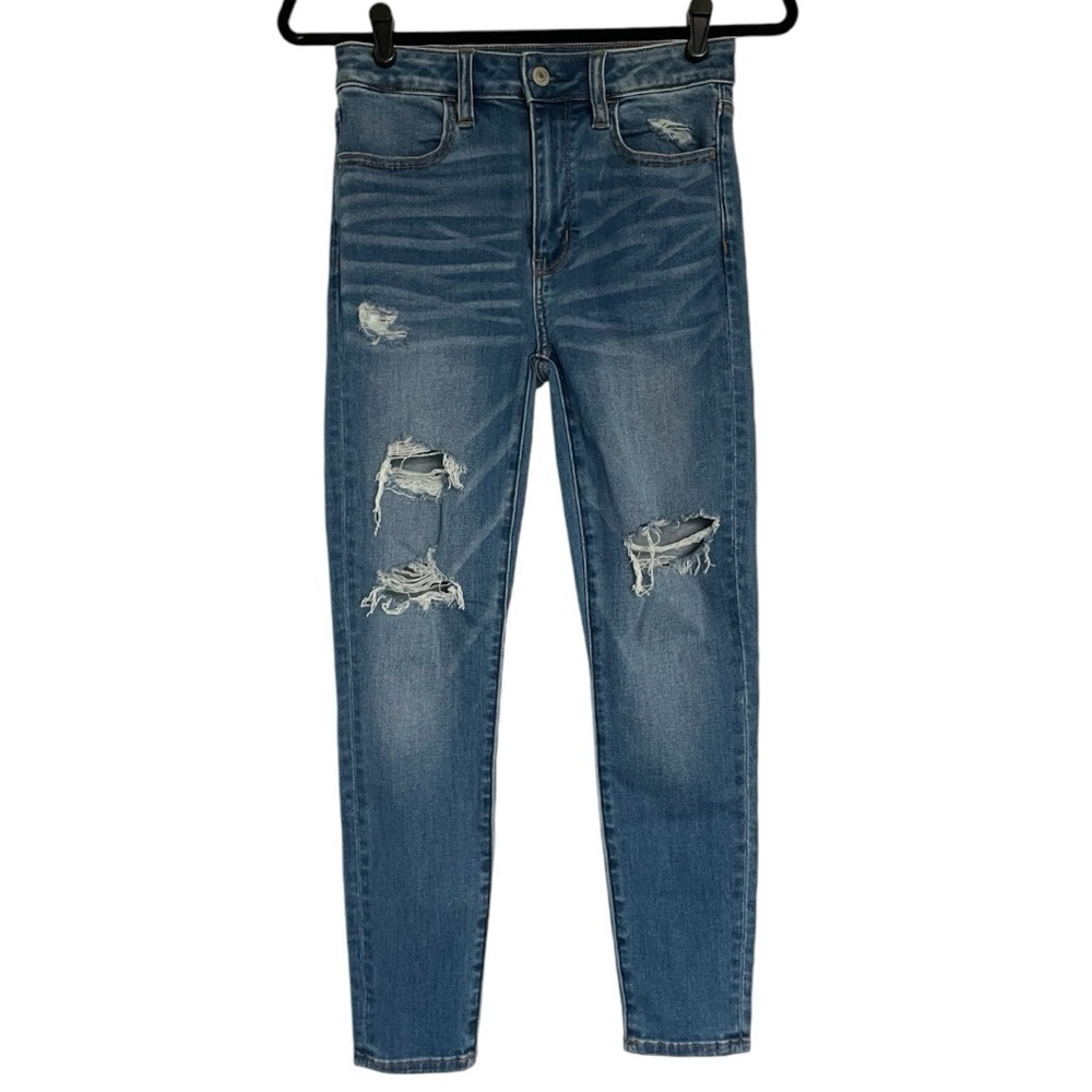 American Eagle Super Hi Rise Jegging Crop | 2 Short